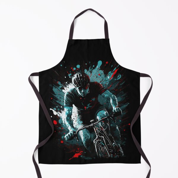 Item preview, Paint splatter cyclist designed and sold by Zip-Zup.