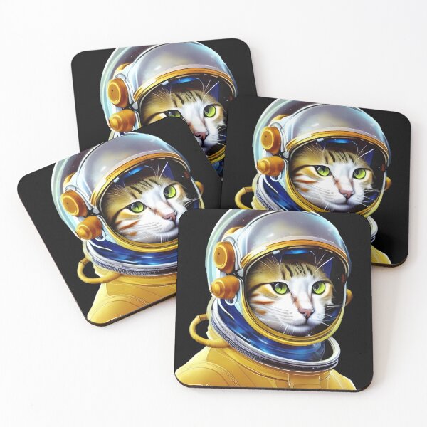 Item preview, Space Traveller Cat designed and sold by purrestrial-co.