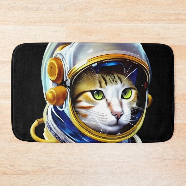 Item preview, Space Traveller Cat designed and sold by purrestrial-co.