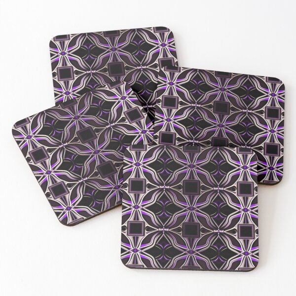 Item preview, Purple,white and black abstract design designed and sold by warzin.
