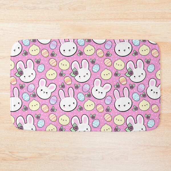 Item preview, Cute Easter bunny and colorful eggs pattern  designed and sold by Yarafantasyart.
