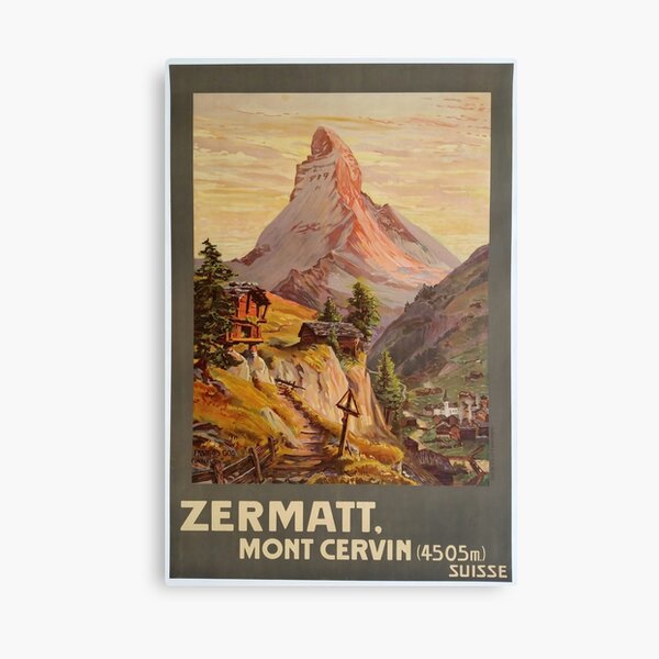 Item preview, Zermatt,Mont Cervin,Ski Poster designed and sold by BokeeLee.