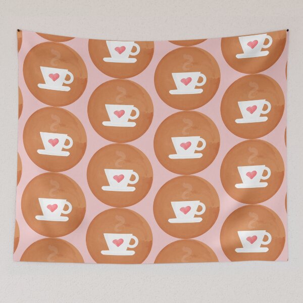 Item preview, a cup of coffee with heart, made with love designed and sold by SabinArt.