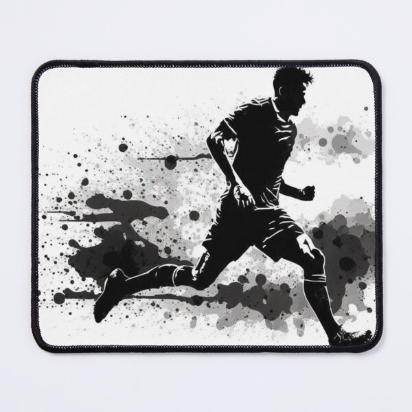 Item preview, silhouette soccer player designed and sold by warzin.