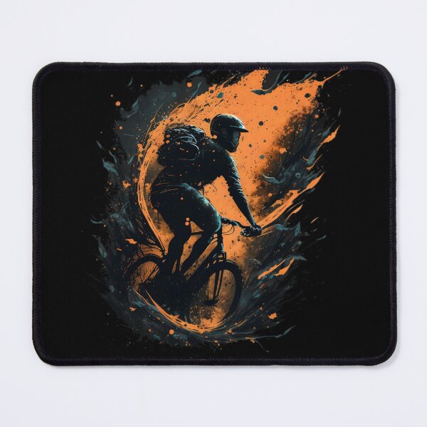 Item preview, Paint splatter cyclist BMX designed and sold by Zip-Zup.