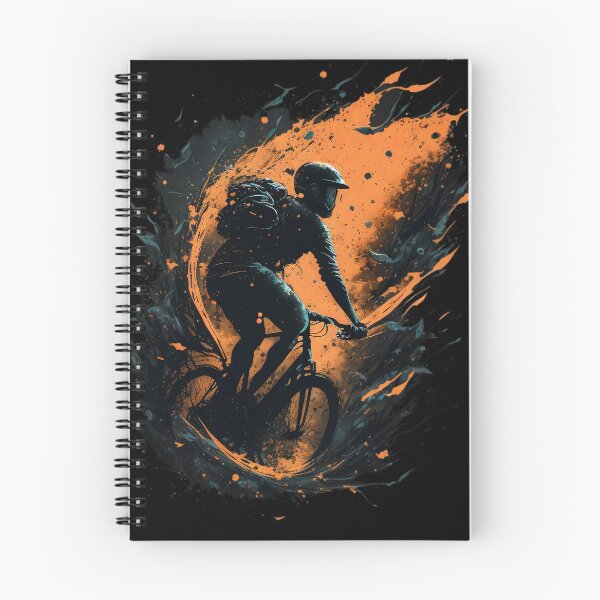Item preview, Paint splatter cyclist BMX designed and sold by Zip-Zup.