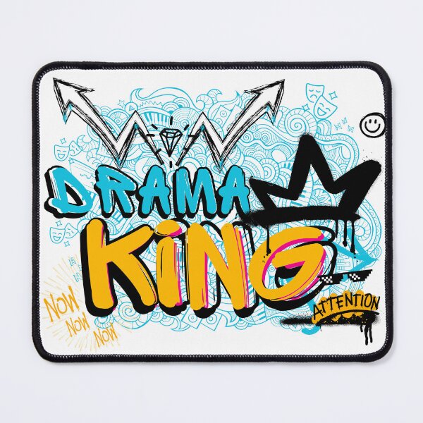 Item preview, Blue Drama King designed and sold by Martzart.