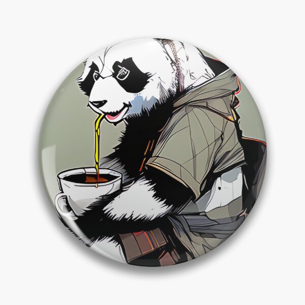 Item preview, Panda Drinking Coffee designed and sold by lucascapito.