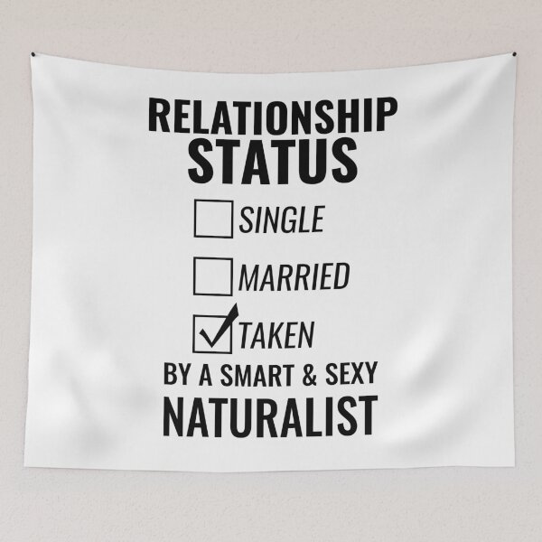 Item preview, Relationship Status Single Married Taken by a Smart and Sexy naturalist tshirt designed and sold by nabla.