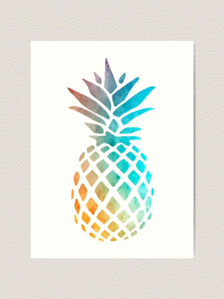 "Süße Ananas" Kunstdruck von erinaugusta Redbubble