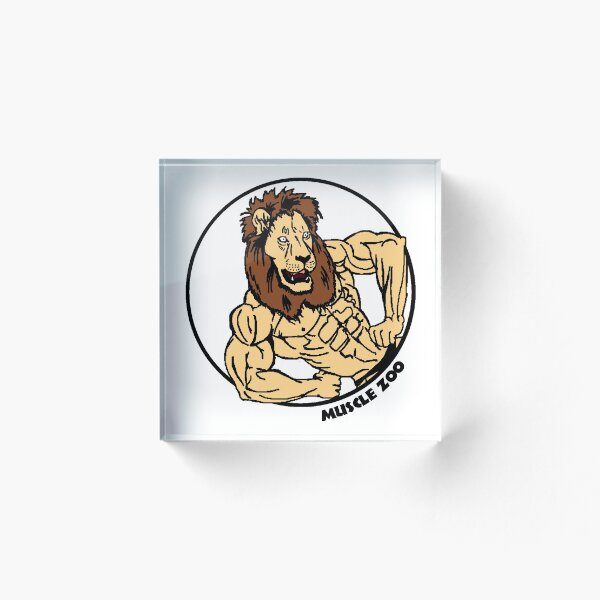Item preview, Muscle Lion Coloured designed and sold by Musclezoo.