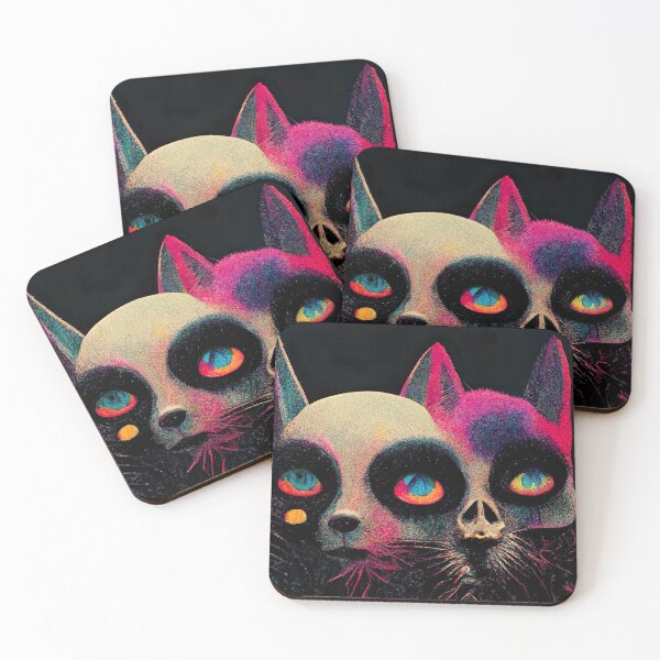 Item preview, Death Cats of the Apocalypse #3 designed and sold by red-death-art.