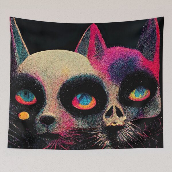 Item preview, Death Cats of the Apocalypse #3 designed and sold by red-death-art.