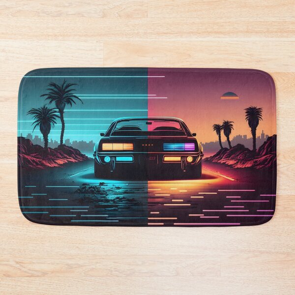 Item preview, Outrun-inspired digital art with a touch of nostalgia and neon vibes designed and sold by Animal-ink.