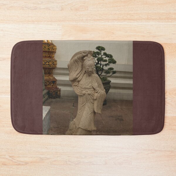 Item preview, Stone sculptures from an Asian woman at Wat Pho Buddha temple.1 designed and sold by kall3bu.