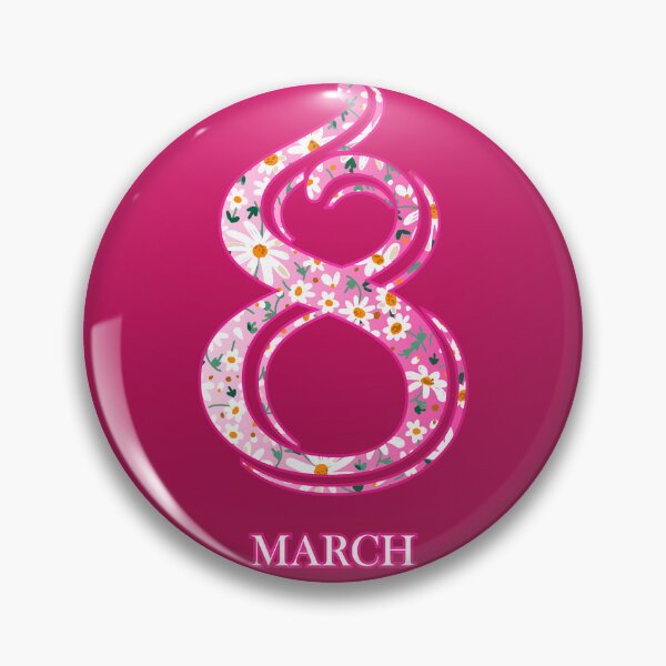 Item preview, 8 march happy women's day floral greeting card designed and sold by SabinArt.