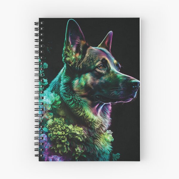 Item preview, German Shepherd stardust portrait designed and sold by HookedOnDogz.