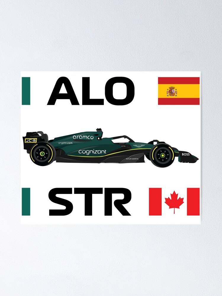 🥇 Alonso Poster Aston Martin Formula 1