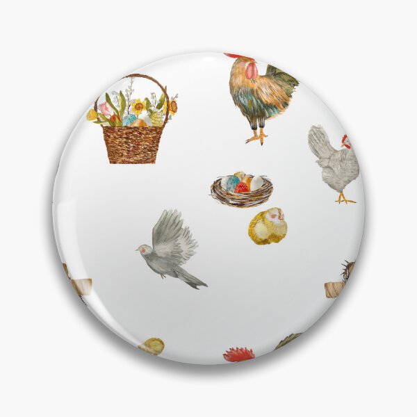 Item preview, Happy Easter cross egg pigeon pattern watercolor designed and sold by Yana Mustafina | Boho Soulful Designs.