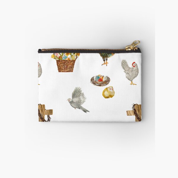 Item preview, Happy Easter cross egg pigeon pattern watercolor designed and sold by Yana Mustafina | Boho Soulful Designs.