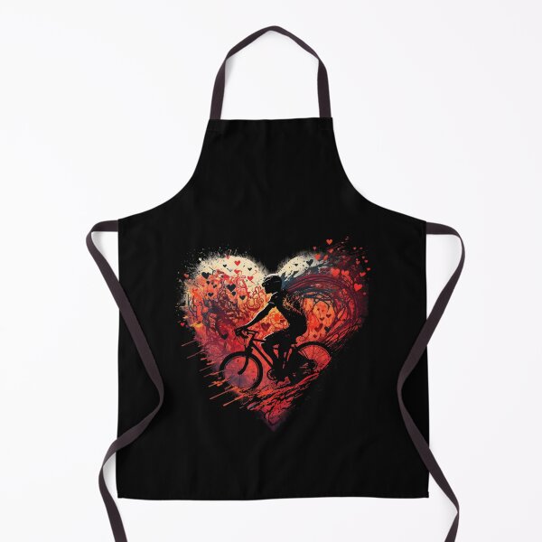 Item preview, I love riding a bike Paint splatter cyclist designed and sold by Zip-Zup.