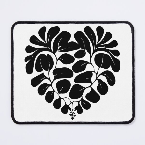 Item preview, Green heart leaves shape of a heart designed and sold by badbug.