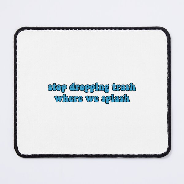 Item preview, Save the Ocean sticker, keep the sea plastic free, whale sticker, save the whales, save the planet, stop dropping trash where we splash designed and sold by Stixdesigns.