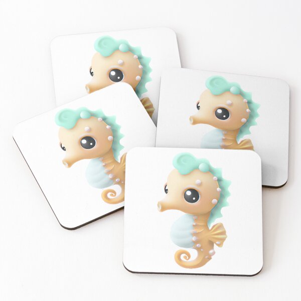 Item preview, Cute and Adorable Teal Baby Seahorse designed and sold by Trace1234.