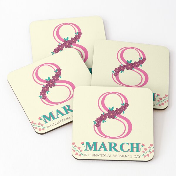 Item preview, Happy Women's Day 8 March with purple flower  designed and sold by SabinArt.