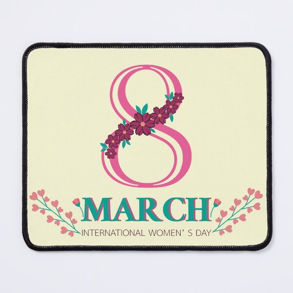 Item preview, Happy Women's Day 8 March with purple flower  designed and sold by SabinArt.