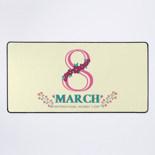 Item preview, Happy Women's Day 8 March with purple flower  designed and sold by SabinArt.