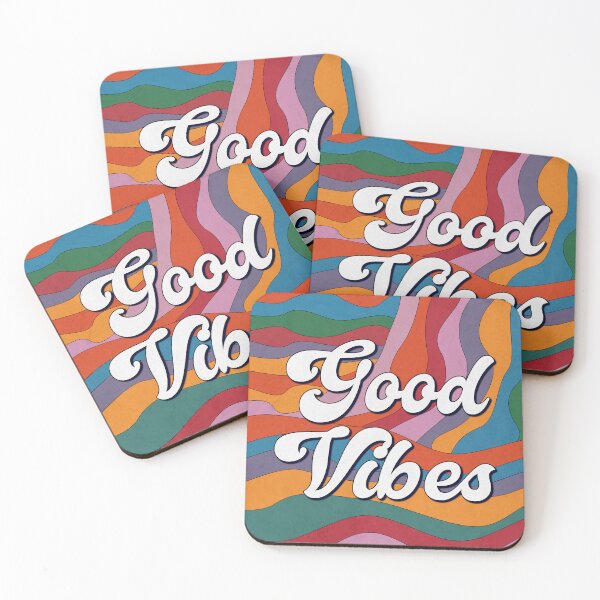 Item preview, Good Vibes Retro Waves designed and sold by papierquarell.