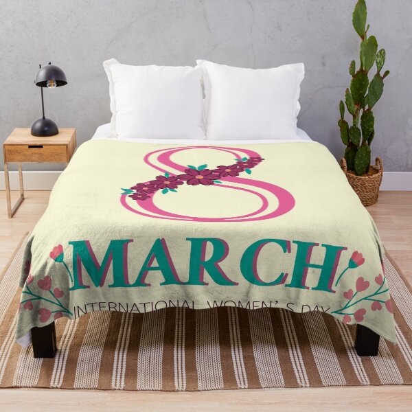 Item preview, Happy Women's Day 8 March with purple flower  designed and sold by SabinArt.