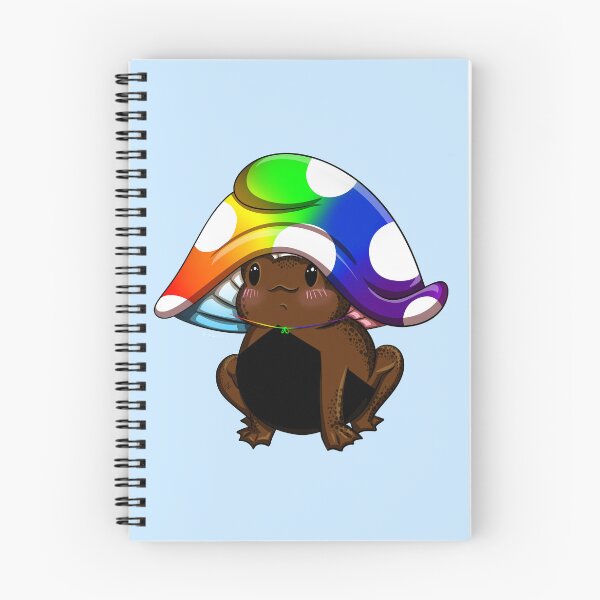 Aperçu de l'œuvre Elliot la grenouille champignon (Progress Pride) créée et vendue par Fritzyfluff.