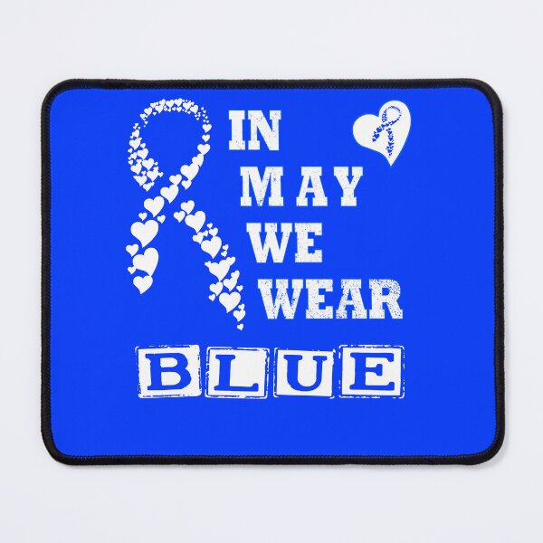 Item preview, In May We Wear BLUE designed and sold by Deco-Design.