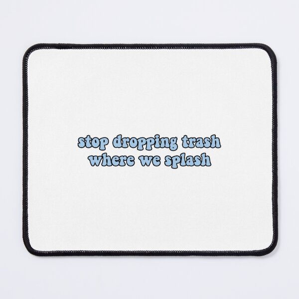 Item preview, Save the Ocean sticker, keep the sea plastic free, whale sticker, save the whales, save the planet, stop dropping trash where we splash designed and sold by Stixdesigns.