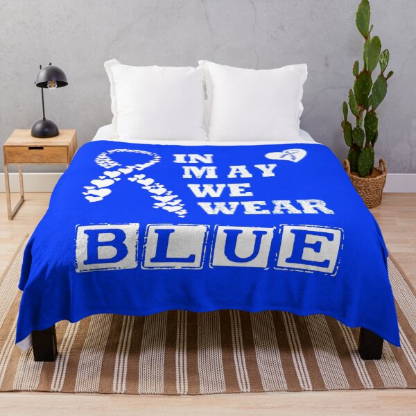 Item preview, In May We Wear BLUE designed and sold by Deco-Design.