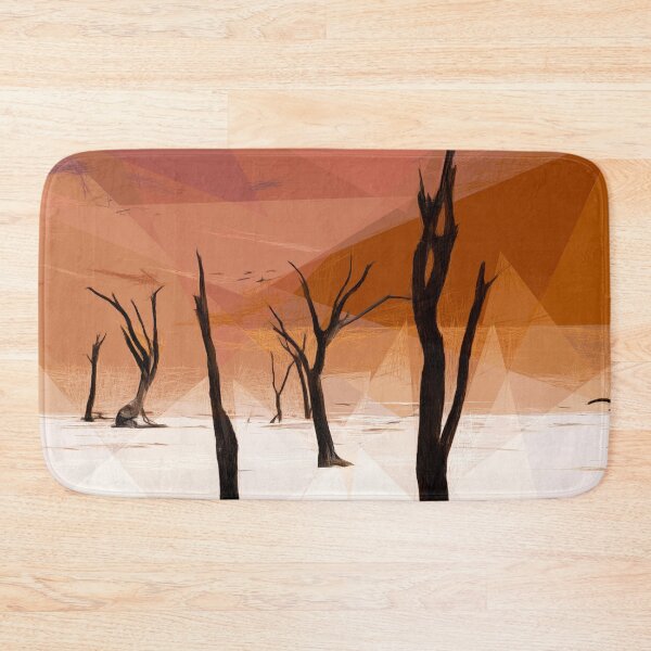 Item preview, Dead trees in the desert. Deadvlei. Image is made entirely using triangles. designed and sold by janesg.