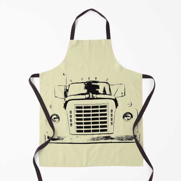 Artikelvorschau, International Harvester IH Loadstar klassischer amerikanischer Monoblock-Lkw in Schwarz entworfen und verkauft von soitwouldseem.