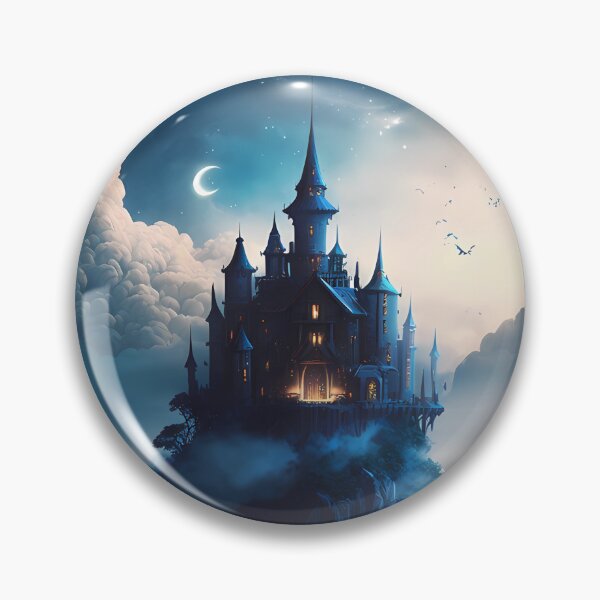 Item preview, Mysterious Castle in the Clouds designed and sold by FantasyFusion.