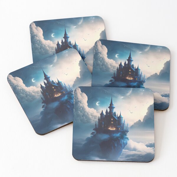Item preview, Mysterious Castle in the Clouds designed and sold by FantasyFusion.