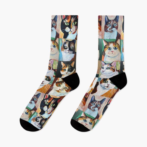 Item preview, Calico Cats (Tiled Pattern) designed and sold by MerkintileEXG.