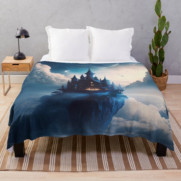 Item preview, Mysterious Castle in the Clouds designed and sold by FantasyFusion.