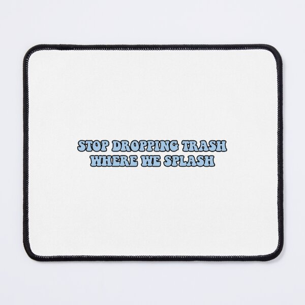 Item preview, Save the Ocean sticker, keep the sea plastic free, whale sticker, save the whales, save the planet, stop dropping trash where we splash designed and sold by Stixdesigns.