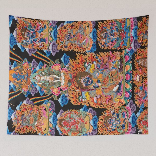 Item preview, Nyingma Protector Buddhist Thangka designed and sold by Onodera.