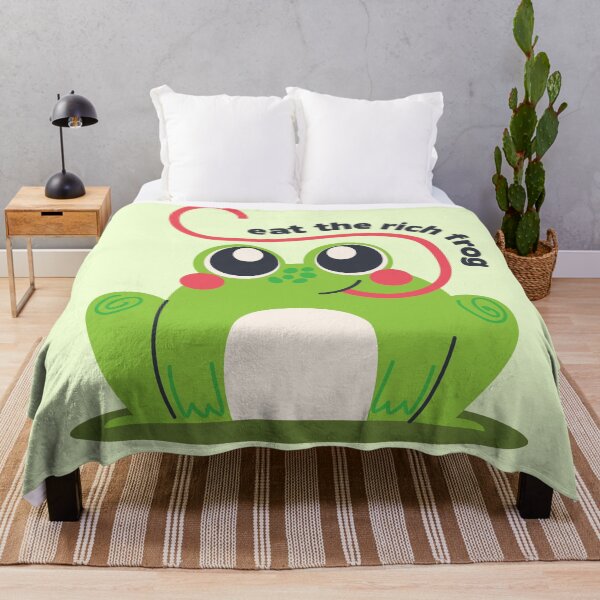 Item preview, Eat the rich frog designed and sold by stripedcarpet.