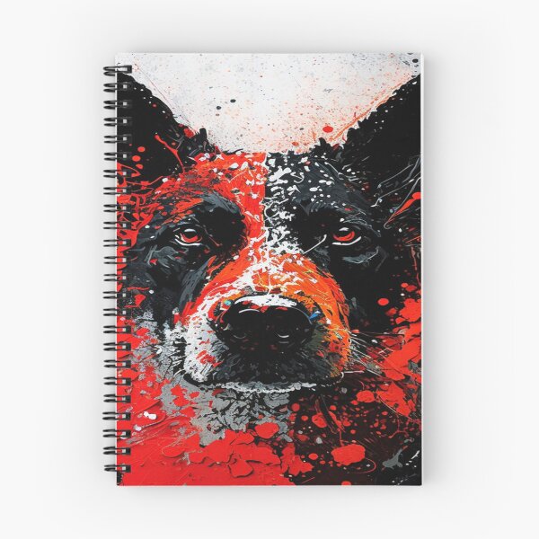 Item preview, Abstract Splash Painting Of A Dog In Black And Red Colours designed and sold by Unwind-Art-Work.