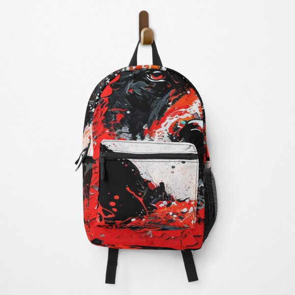 Item preview, Abstract Splash Painting Of A Dog In Black And Red Colours designed and sold by Unwind-Art-Work.