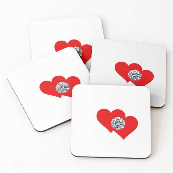 Item preview, Dazzle with a Diamond Heart Sticker | Redbubble designed and sold by inkbymuntaha.