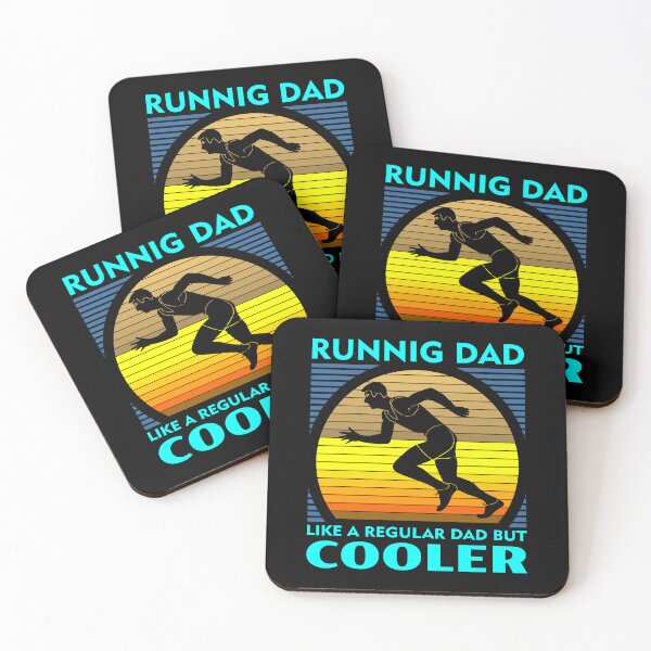 Item preview, Running Dad Just Like a Regular Dad but Cooler - Redbubble designed and sold by bluehatgraphics.